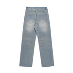 Fashionable White Straight Jeans For Men