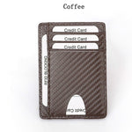 Wallets Black Business Card Holder For Men Simple Purse Bag