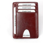 Wallets Black Business Card Holder For Men Simple Purse Bag