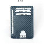Wallets Black Business Card Holder For Men Simple Purse Bag