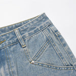 Fashionable White Straight Jeans For Men