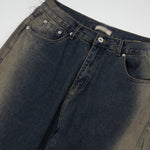 Fashion Inkjet Zipper Jeans For Men