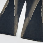 Fashion Inkjet Zipper Jeans For Men