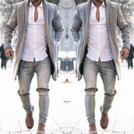 Men's trench coat long autumn and winter coats