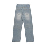 Fashionable White Straight Jeans For Men