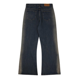 Fashion Inkjet Zipper Jeans For Men