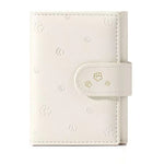 Fashion Small Paw Print Wallets Women Soft PU Leather Card Holder Purses