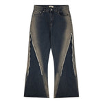 Fashion Inkjet Zipper Jeans For Men